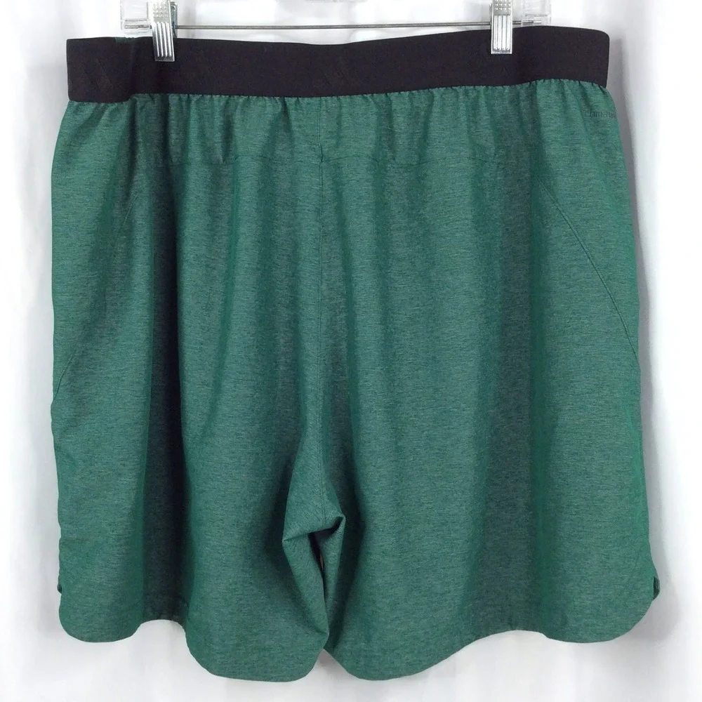 Adidas Aeroready Axis Woven 3.0 Training Shorts Green Black Men's Size 2XL